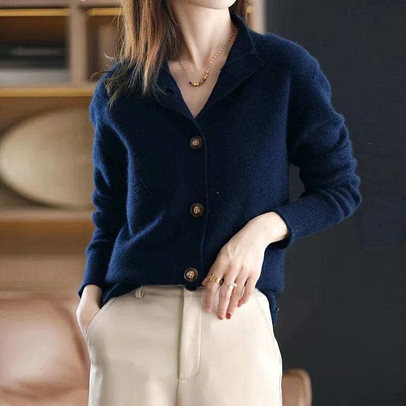 Elena | Classic Knit Cardigan